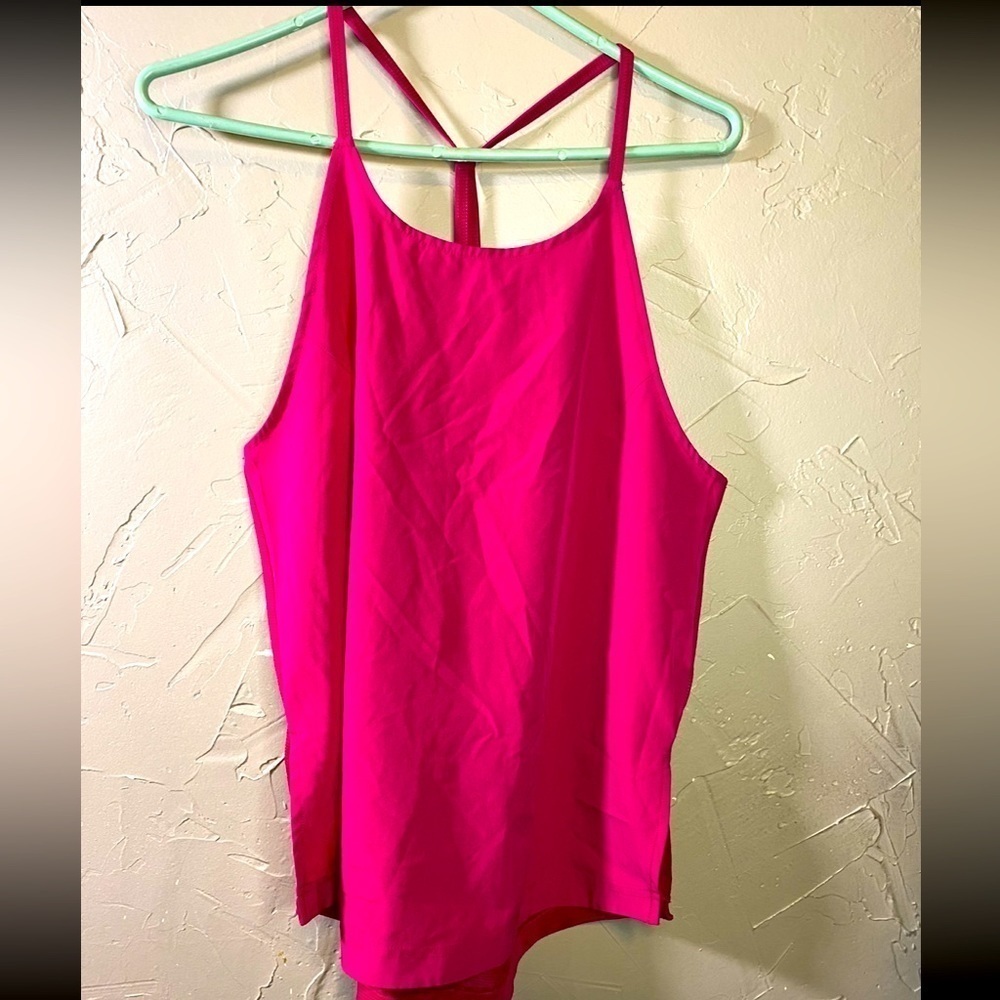 Etonic workout jogging hiking tank top mesh back polyester spandex Sz M  F-08